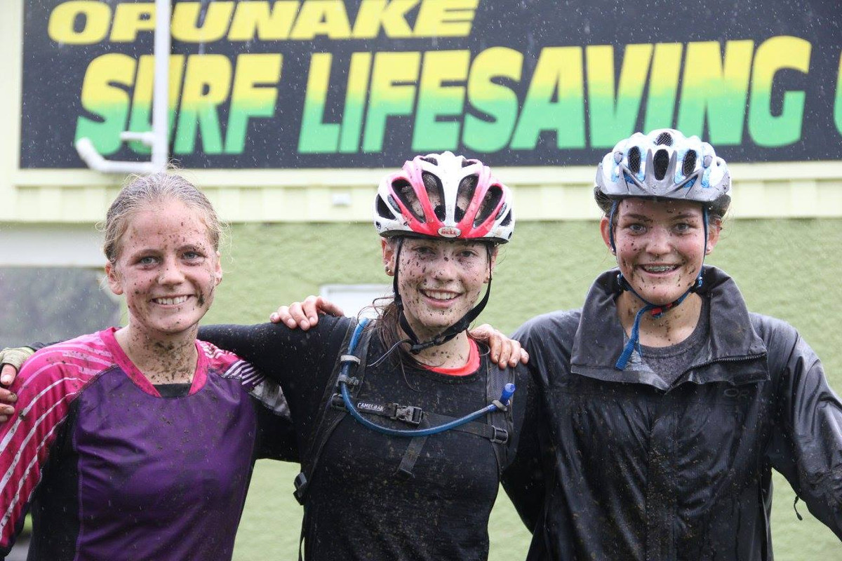 Riders on the Ōpunakē Mountain to Sea course, photo 1